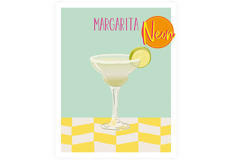 Margarita | AuriCard | Neon Postkarte