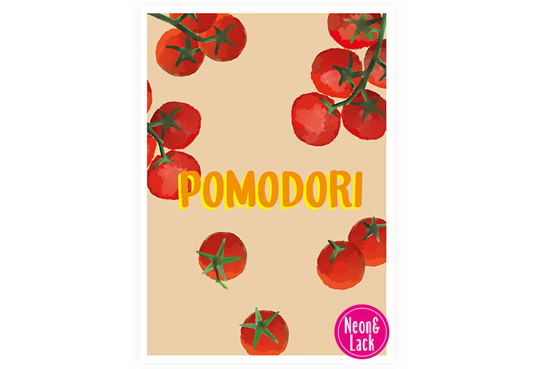 Pomodori | Neon Postkarte