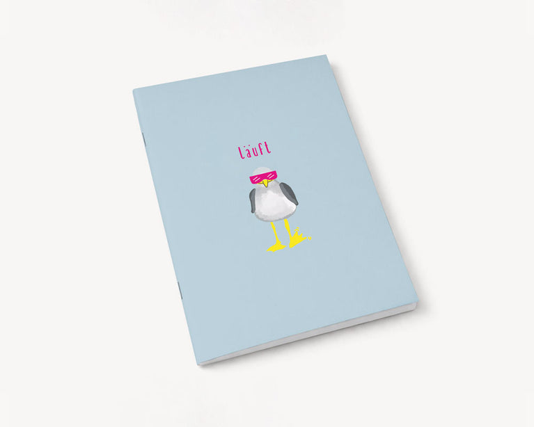 Möwe läuft | NEON Notizheft DIN A6